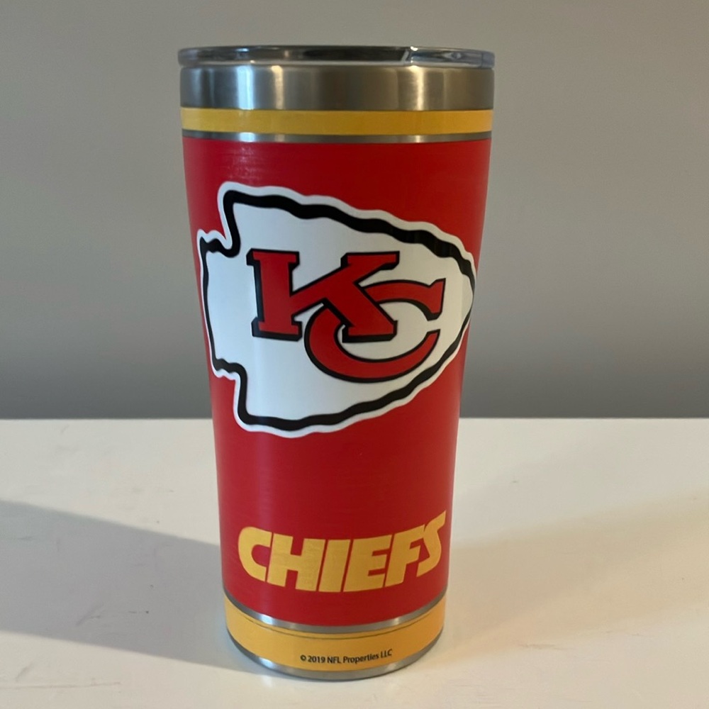 Kansas City Chiefs Tervis 20oz Stainless steel beverage tumbler